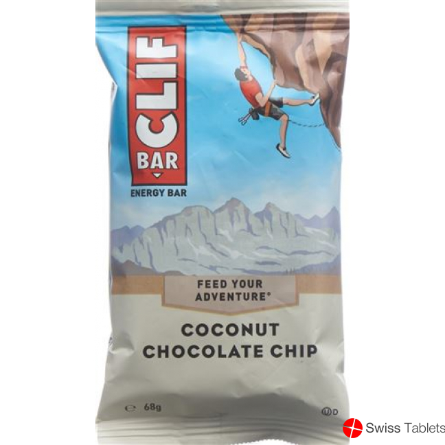 Clif Bar Coconut Chocolate Chip 12x 68g buy online