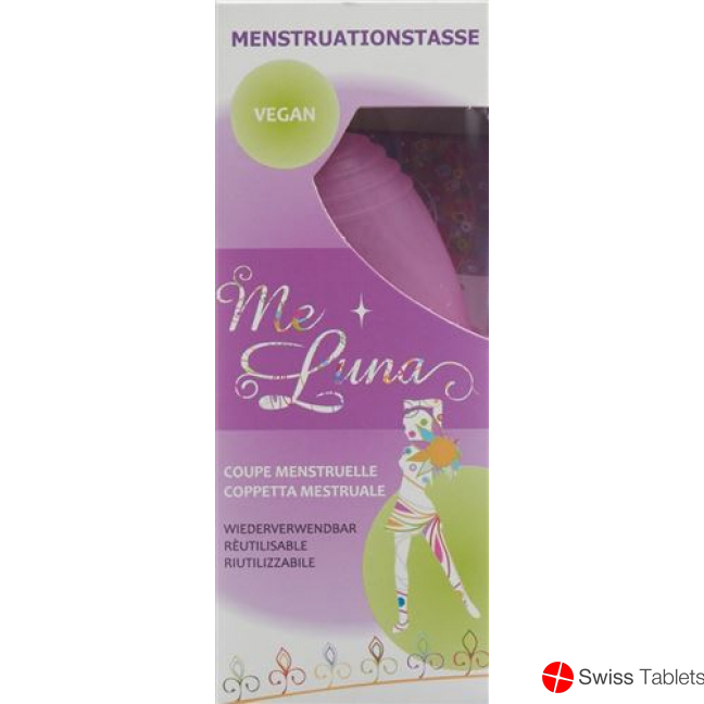 Me Luna Menstrual Cup Soft M Ball Pink buy online