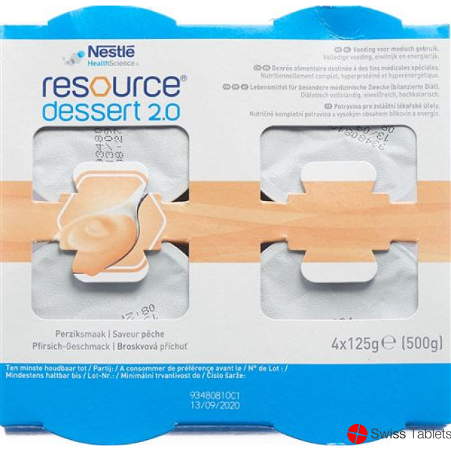 Resource Dessert 2.0 Pfirsich 24 Cup 125g buy online