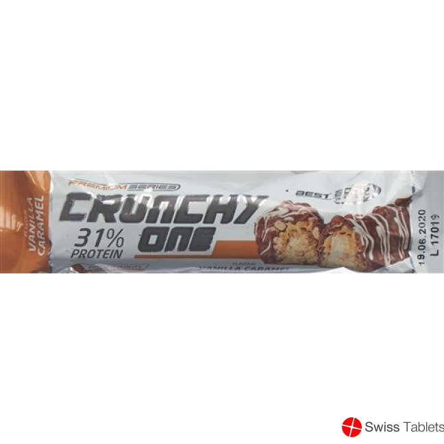 Best Body Crunchy One Bar Vanilla Caram 51g buy online Best Body Crunchy One Bar Vanilla Caram 51g buy online