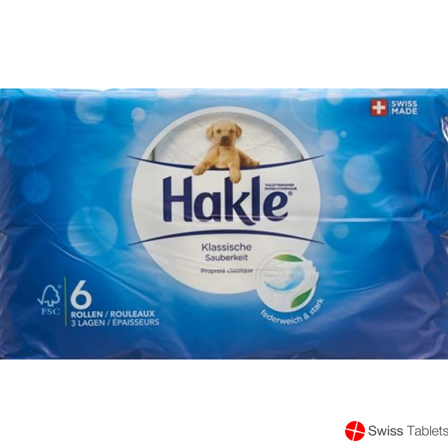 Hakle Klassische Sauberkeit Weiss FSC 6 Stück buy online