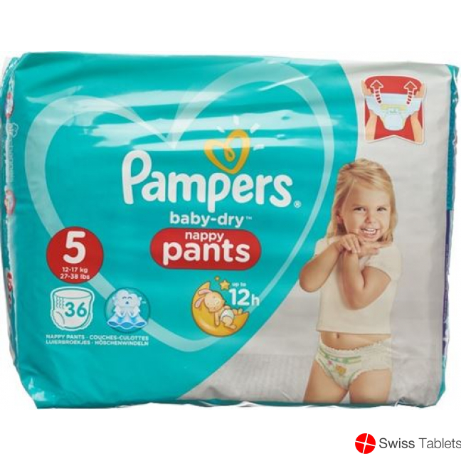 Pampers Baby Dry Pants Gr5 12-17kg Junior Saver Pack 37 pcs