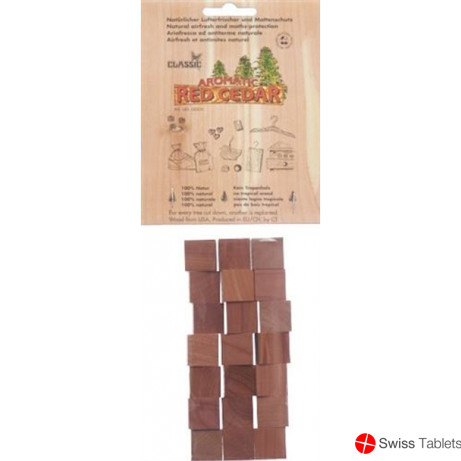 Rote Zeder Zedernholz Würfel 20 Stück buy online