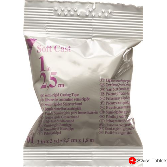 3M Scotchcast Softcast 2.5cmx1.8m Weiss 10 Stück buy online