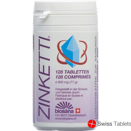 Biosana Zinketti Tabletten Dose 128 Stück buy online