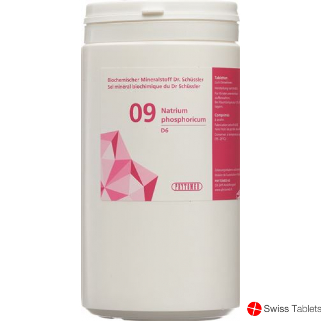 Phytomed Schüssler Nr. 9 Natr Phos Tabletten D 6 50g buy online