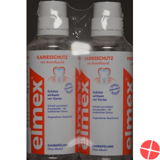 Elmex Fluorid Zahnspülung Duo 2x 400ml