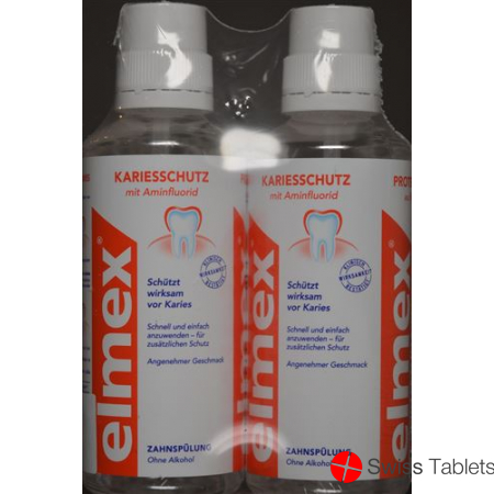 Elmex Fluorid Zahnspülung Duo 2x 400ml buy online