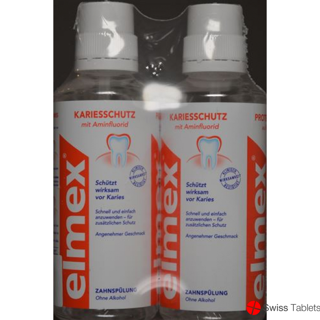 Elmex Fluorid Zahnspülung Duo 2x 400ml buy online