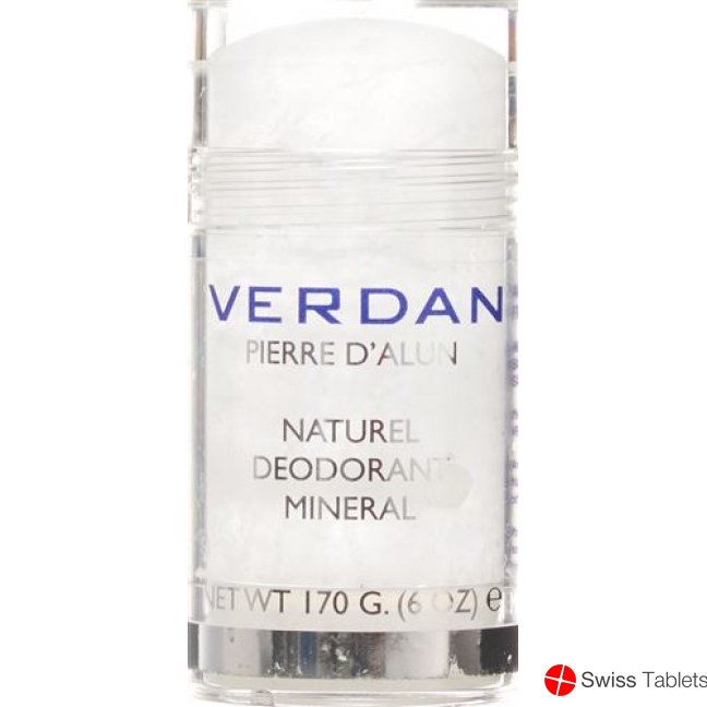 Verdan Alum Deodoant stick mineral natural 100g