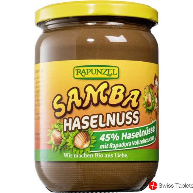 Rapunzel Samba hazelnut spread chocolate 750g
