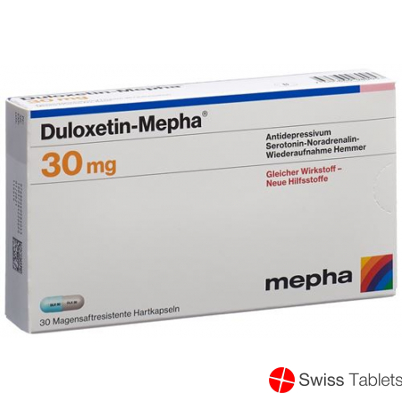 Duloxetine Mepha Kaps 30 mg 100 pcs