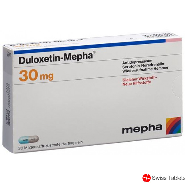 Duloxetine Mepha Kaps 30 mg 100 pcs