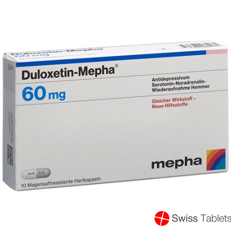 Duloxetine Mepha Kaps 60 mg 30 pcs