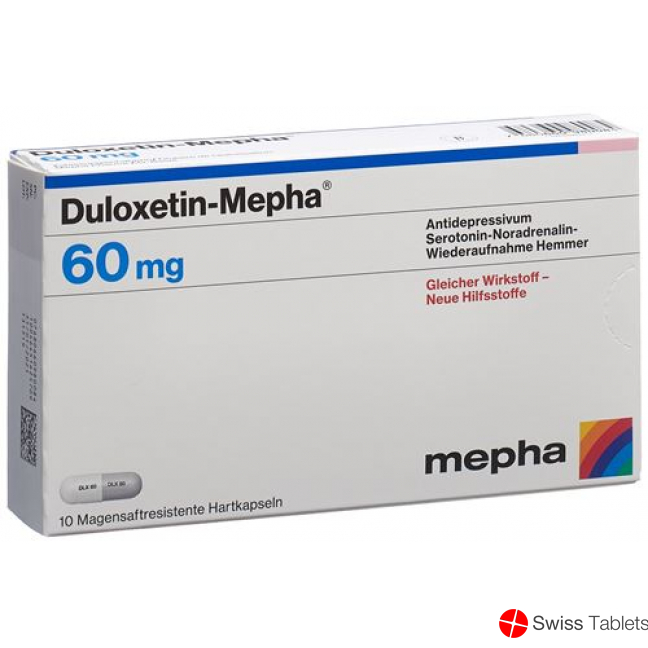 Duloxetine Mepha Kaps 60 mg 30 pcs