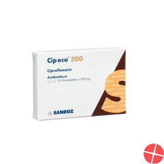 Cip Eco Filmtabletten 500mg 20 Stück