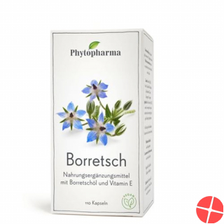 Phytopharma Borage 500 mg 190 capsules