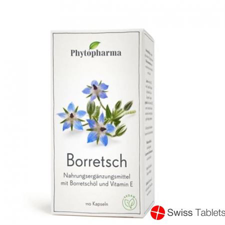 Phytopharma Borretsch Kapseln 500mg 190 Stück buy online