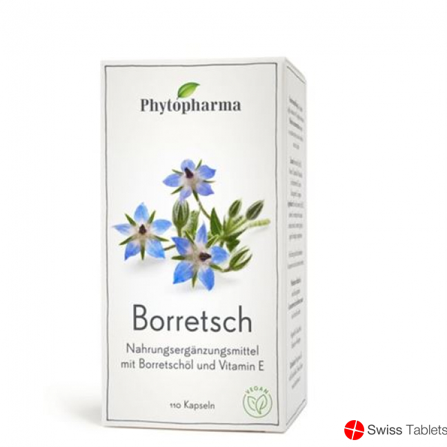 Phytopharma Borretsch Kapseln 500mg 190 Stück buy online