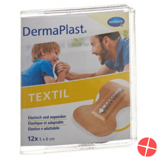 Dermaplast Textil Fingertip Plasters 5x6cm 12 Pieces Dermaplast Textil Fingertip Plasters 5x6cm 12 Pieces