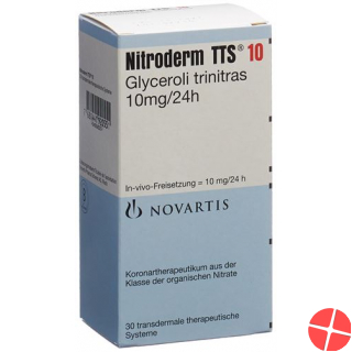 Nitroderm Tts 10 Mg/24h 10 Stück