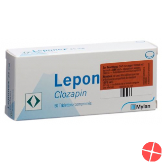 Leponex Tabletten 25mg 500 Stück