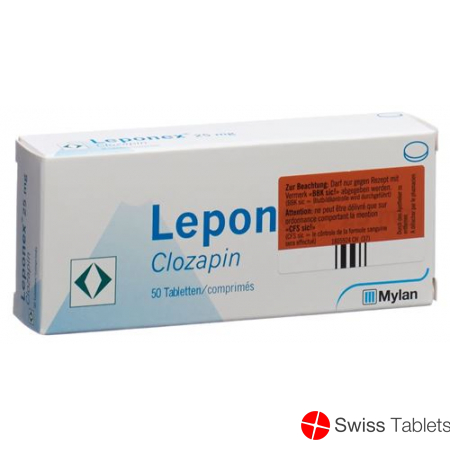 Leponex Tabletten 25mg 500 Stück buy online