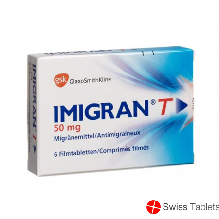 Imigran T Filmtabletten 50mg 12 Stück buy online