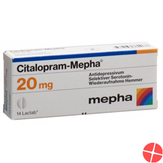 Citalopram Mepha Lactabs 20mg 28 Stück