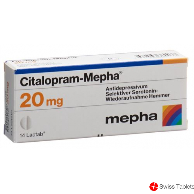 Citalopram Mepha Lactabs 20mg 28 Stück buy online
