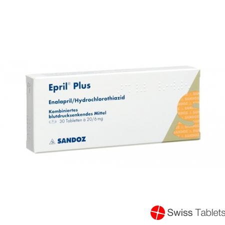 Epril Plus Tabletten 20/6mg 100 Stück buy online