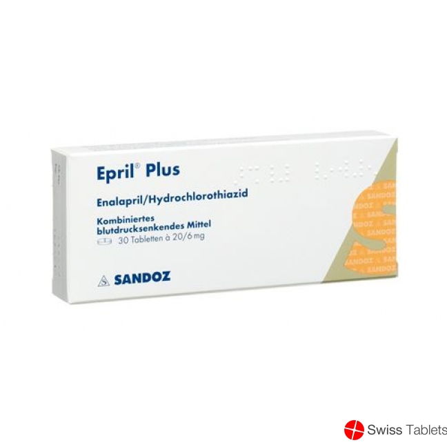 Epril Plus Tabletten 20/6mg 100 Stück buy online