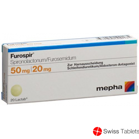 Furospir Lactabs 50mg/20mg 50 Stück buy online