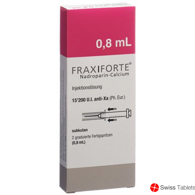 Fraxiforte 0.8ml Injektionslösung 100 Fertigspritzen 0.8ml buy online Fraxiforte 0.8ml Injektionslösung 100 Fertigspritzen 0.8ml buy online