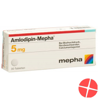 Amlodipin Mepha 5 Tabletten 5mg 100 Stück