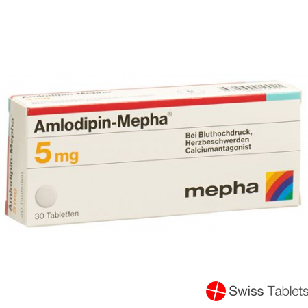 Amlodipin Mepha 5 Tabletten 5mg 100 Stück buy online