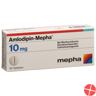 Amlodipin Mepha 10 Tabletten 10mg 100 Stück