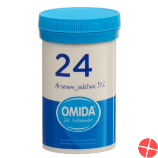 Omida Schüssler No24 Arsenum Jod Tabletten D 12 1000g