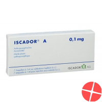 Iscador A Injektionslösung 0.1mg Ampullen 7 Stück