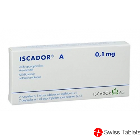 Iscador A Injektionslösung 0.1mg Ampullen 7 Stück buy online