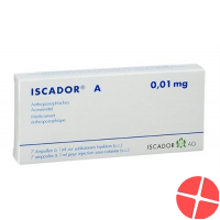 Iscador A Injektionslösung 0.01mg Ampullen 7 Stück Iscador A Injektionslösung 0.01mg Ampullen 7 Stück