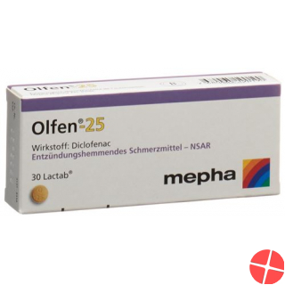 Olfen 25 Lactabs 25mg 100 Stück