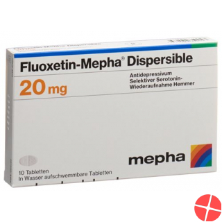Fluoxetin Mepha Dispersible Tabletten 20mg 100 Stück
