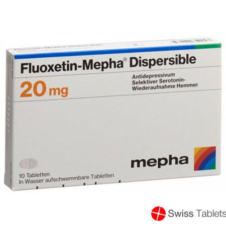 Fluoxetin Mepha Dispersible Tabletten 20mg 100 Stück buy online