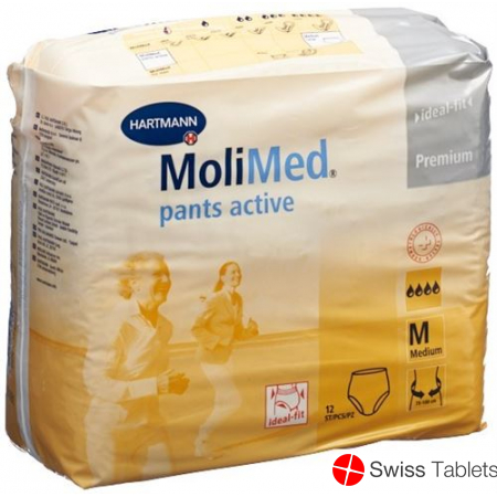 MoliMed pants active Grösse M Medium 75-100cm 12 Stück buy online