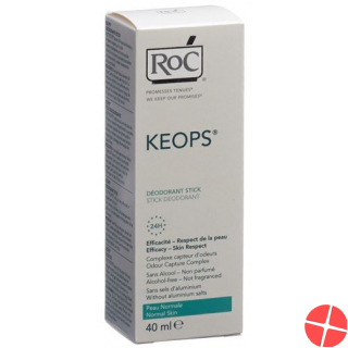 Roc Keops Deodorant Stick Sans Alcool 40g