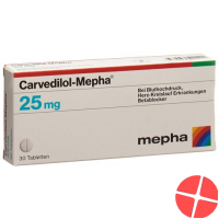Carvedilol Mepha Tabletten 25mg 100 Stück