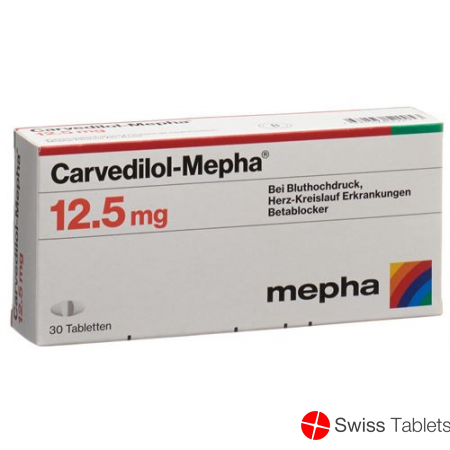 Carvedilol Mepha Tabletten 12.5mg 100 Stück buy online