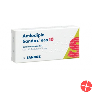 Amlodipin Sandoz Eco Tabletten 10mg 100 Stück
