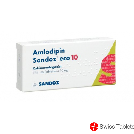 Amlodipin Sandoz Eco Tabletten 10mg 100 Stück buy online